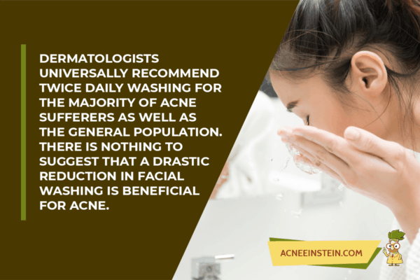 Dermatologists recommend you wash your face twice a day!