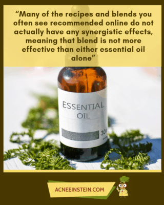 Synergies of essential oils